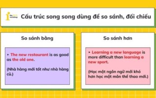 Parallel Structure (Song song về ngữ pháp) trong tiếng Anh - Tienganhez
